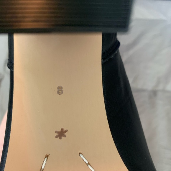 Splendid Rayna Black Leather Ankle Boots - Picture 6 of 8